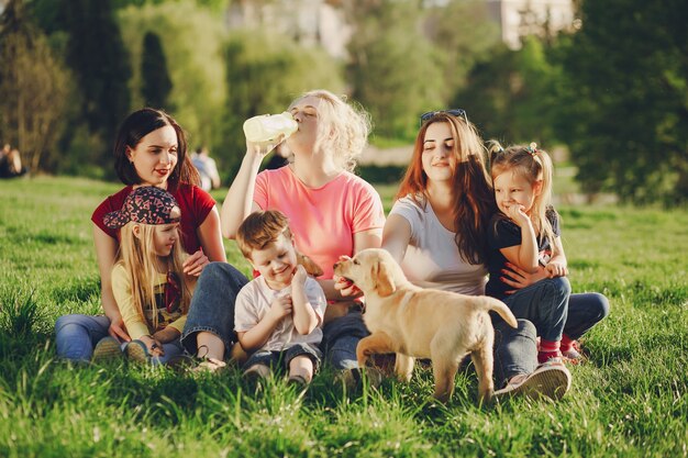 Grupo com cães