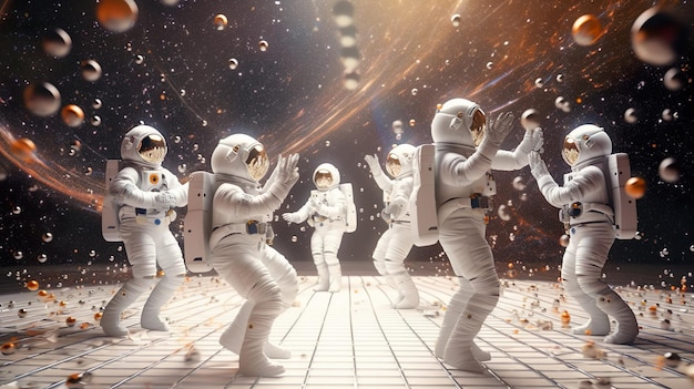 Grupo de astronautas de corpo inteiro