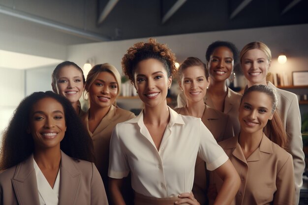 Foto grupo de lésbicas confiantes e diversas