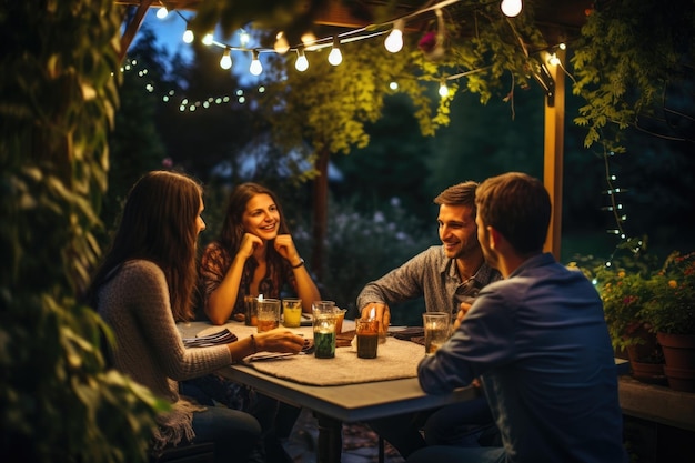 Un grupo diverso de personas sentadas alrededor de una mesa involucradas en una reunión, discusión o sesión de lluvia de ideas.