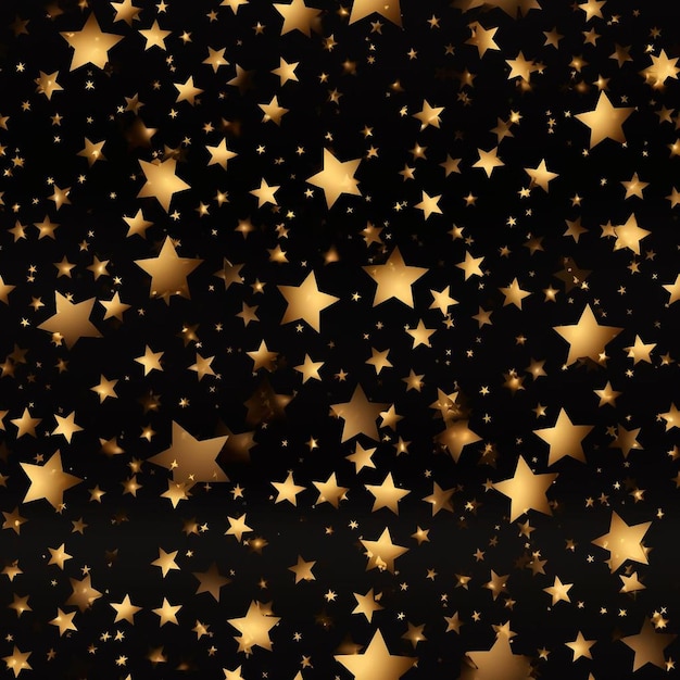 Un grupo de estrellas con un fondo negro.
