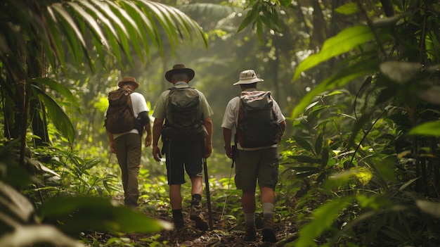 Un grupo de expertos se preparan para embarcarse en una expedición en lo profundo de la selva en busca de nuevos misterios y restos de antiguas civilizaciones.