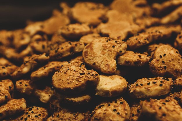 Grupo de galletas surtidas Avena con chispas de chocolate y chocolate blanco con pasas