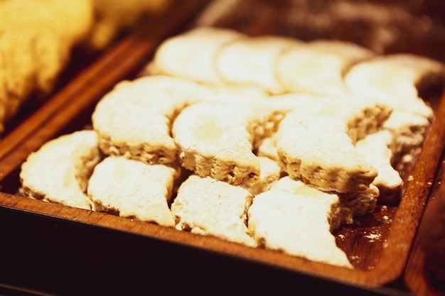 Grupo de galletas surtidas Avena con chispas de chocolate y chocolate blanco con pasas