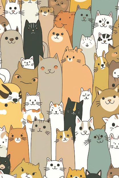 Un grupo de gatos se agrupan y uno se llama gato.