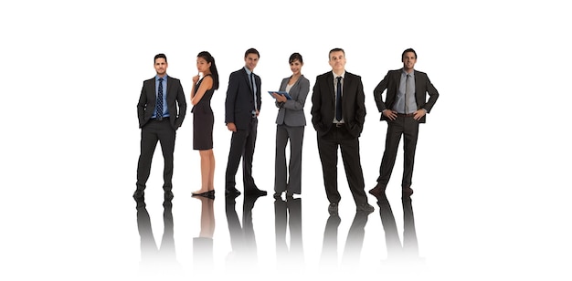 Un grupo de gente de negocios
