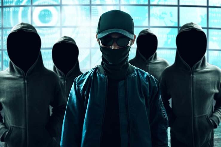 Foto grupo de hackers