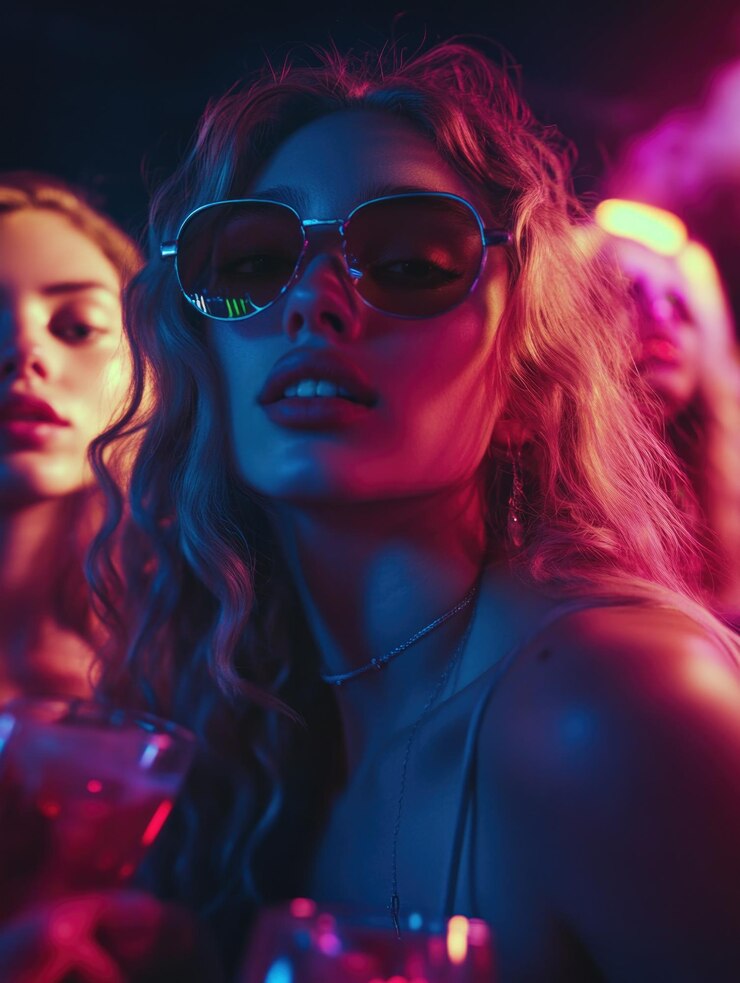 Un grupo de mujeres socializando y divirtiéndose en una fiesta genial para eventos o reuniones