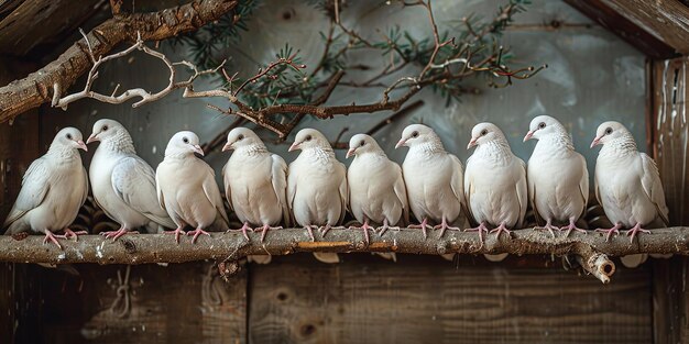 un grupo de pájaros que están de pie en un acantilado