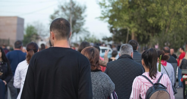 Grupo de personas al aire libre