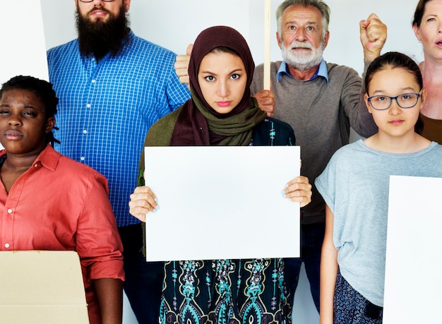 Foto grupo de personas concepto de unidad