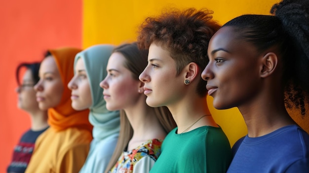 Foto un grupo de personas de diferentes orígenes