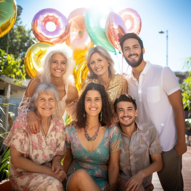 grupo de personas posando para la foto