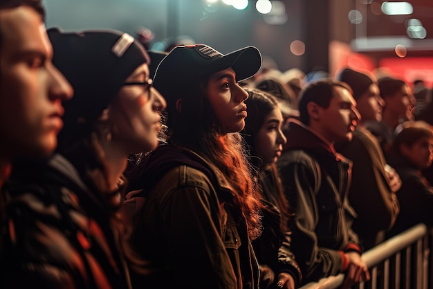 Un grupo de personas sentadas una al lado de la otra