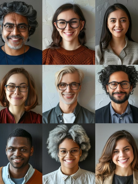 Grupo de personas sonriendo a la cámara