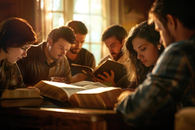 Los grupos cristianos de estudio de la Biblia se reúnen en hogares e iglesias