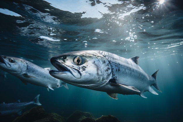 Gruppe von Fischen