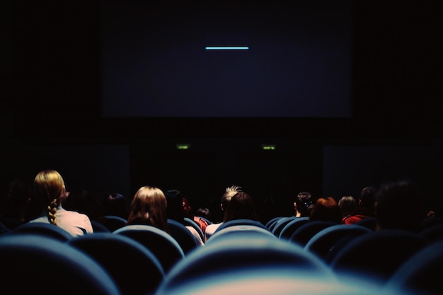 Gruppe von Menschen im Auditorium