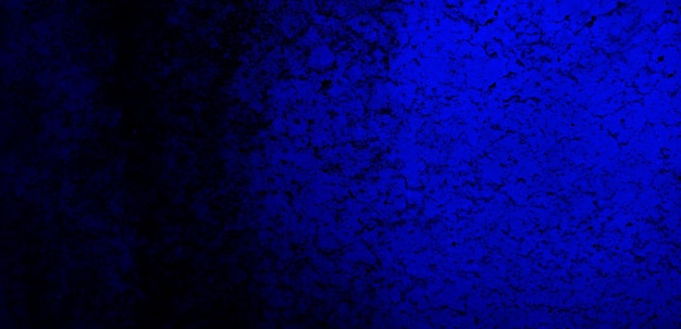 Gruselige dunkelblaue Grunge-Textur für den Hintergrund Dunkelblaues Wand-Horror-Konzept