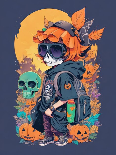 Gruselige Halloween-Spaß-T-Shirt-Kollektion für Kinder