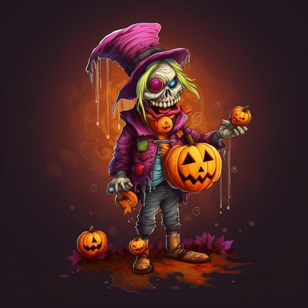 gruseliges und cooles Halloween-Design