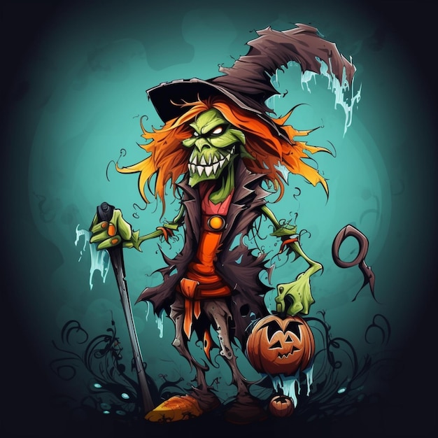 gruseliges und cooles Halloween-Design