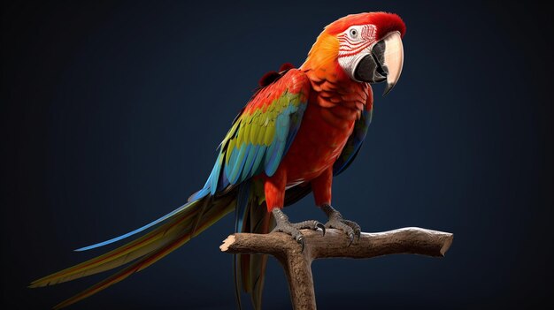 El guacamayo de las Antillas Menores