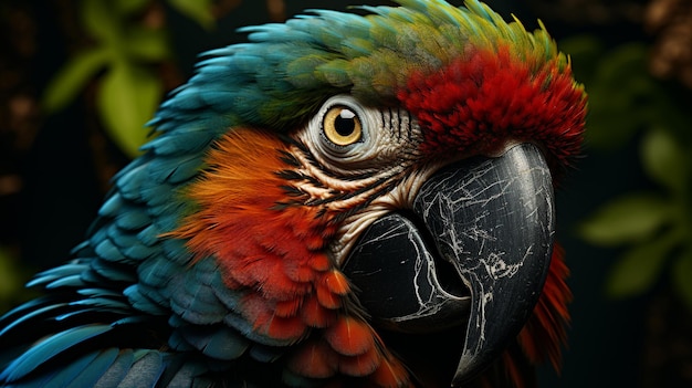 El guacamayo de Guadeloupe