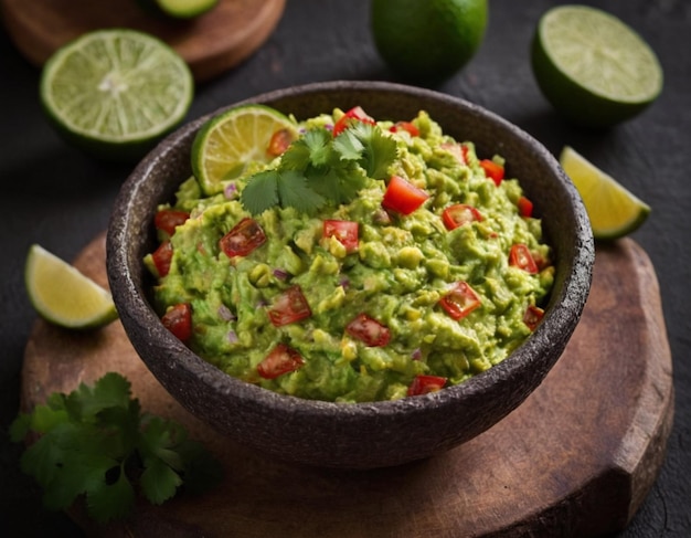 Guacamole clássico mexicano