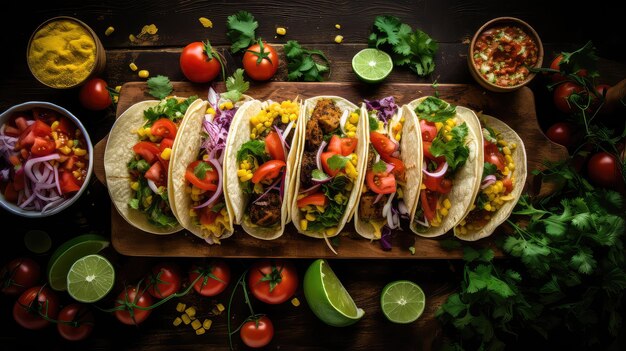 Guacamole frisches Taco-Lebensmittel