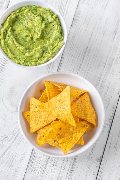 Guacamole mit Tortillachips