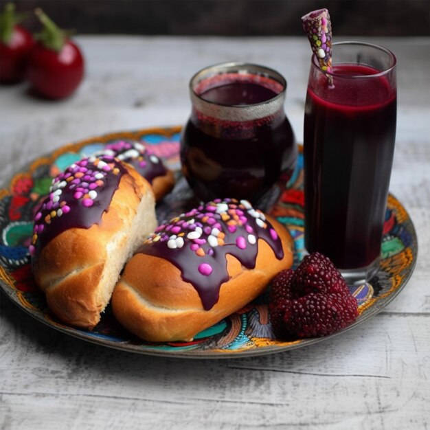 Guagua und Colada Morada zum Tag der Toten Guag