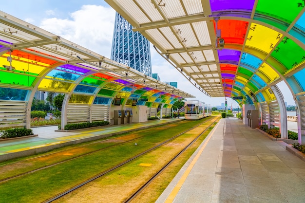 Guangzhou Stadt Ampel U-Bahn