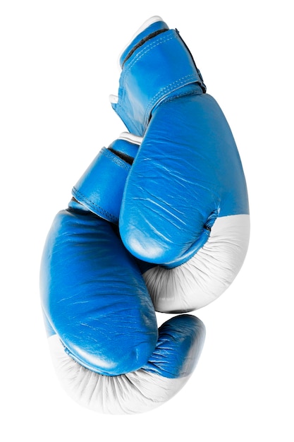 Guantes de boxeo aislados