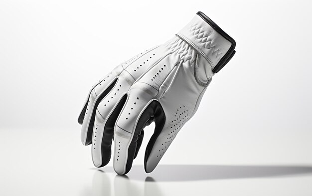 Guantes de golf sobre el fondo transparente