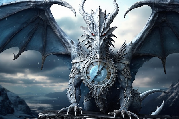 Guardián Celestial Dragones Azules El reloj silencioso