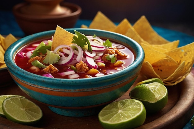 Guarnições de pozole