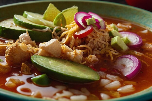 Guarnições de pozole