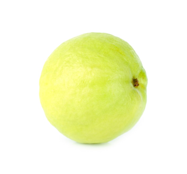 Guave lokalisiert auf weißem Hintergrund.