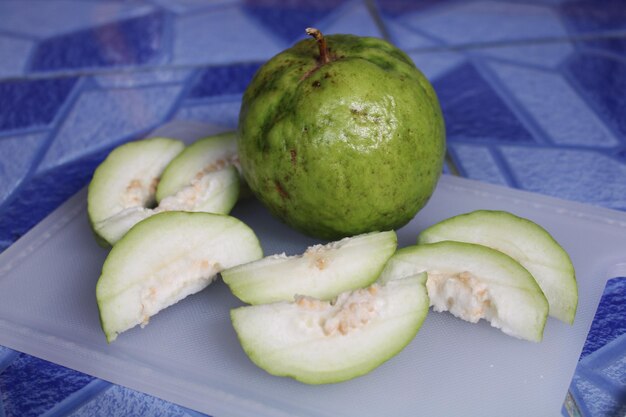 Guayaba en el carnicero blanco