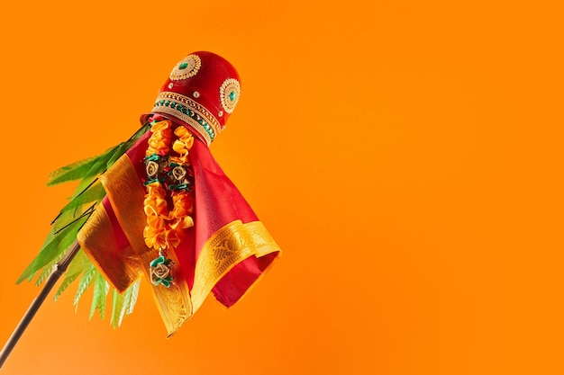 Foto gudi padwa celebração do ano novo lunar da índia