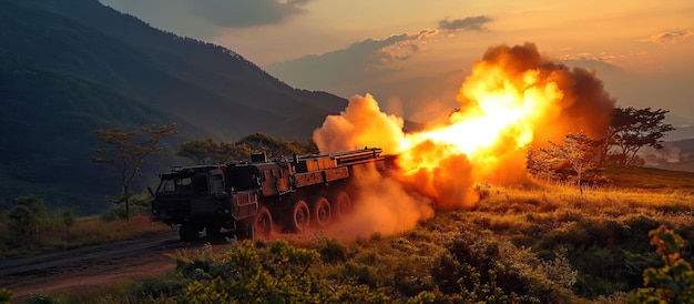 Foto guerra de corea del norte contra corea del sur conflicto entre corea del norte y corea del sur inteligencia artificial