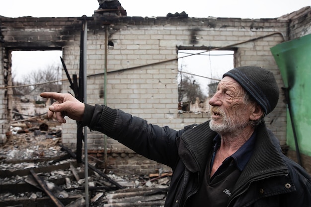 Guerra en Ucrania Yahidne aldea región de Chernihiv