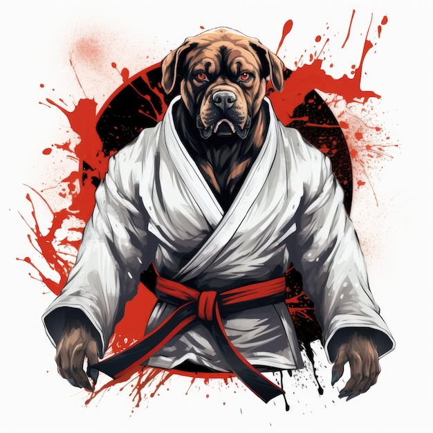 Los guerreros de Rottweiler desatando la victoriosa ferocidad del Jiu Jitsu