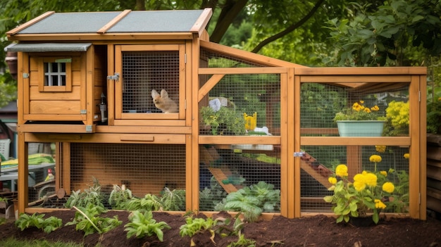 Guía de construcción de la cabina de conejo al aire libre