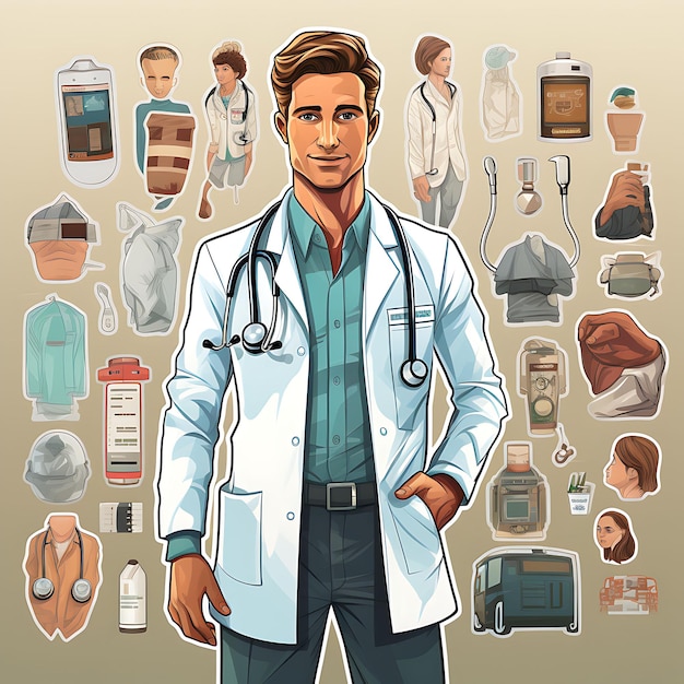 Guia ilustrado que compara sintomas de várias doenças e condições médicas para diagnósticos precisos