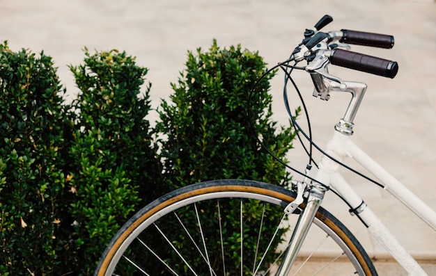 guidão de bicicleta retrô