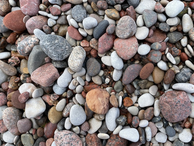 Guijarros de mar piedras de mar playa rocas