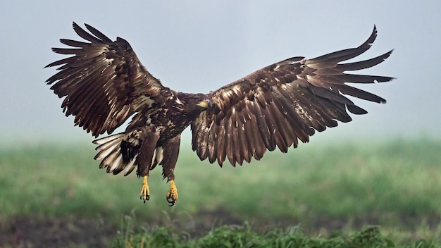 Águila de cola blanca haliaeetus albicilla