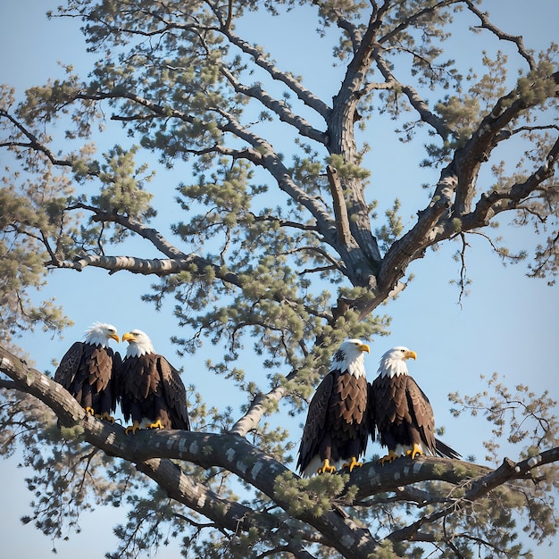 Águilas calvas americanas